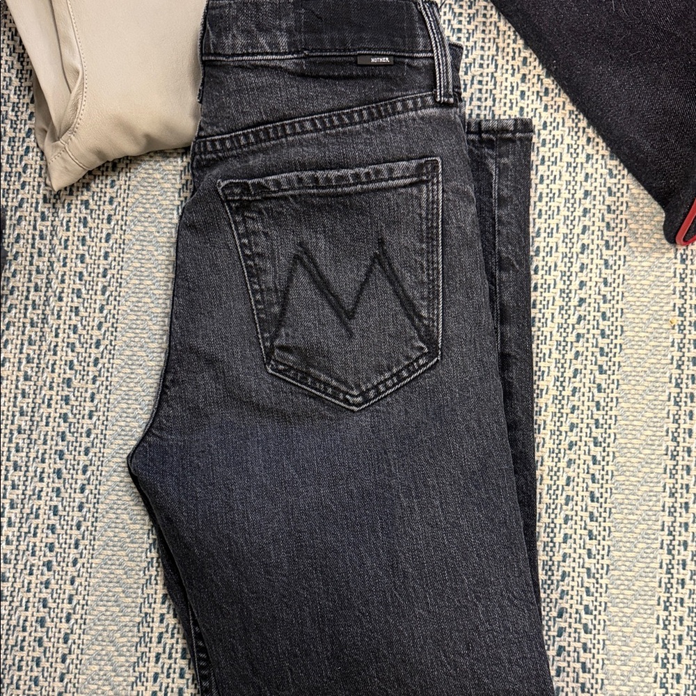 Women’s Black Mother Superior button fly Jeans